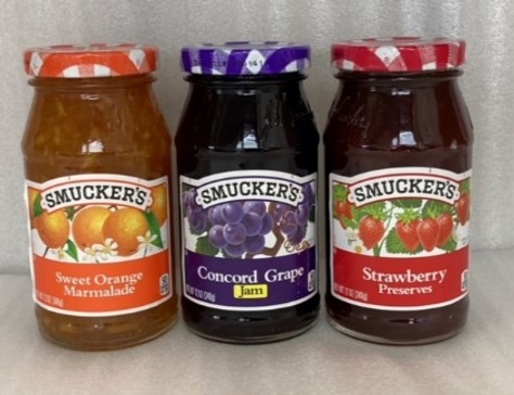 Smuker's Preserves 3 Kinds Set