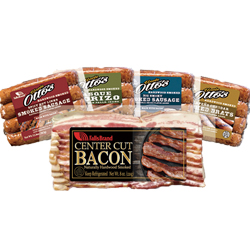 American Smoked Ssusage 4 kinds & Thick slice Premium Bacon set